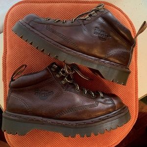 Vintage Dr Doc Martens Brown Leather Boots AW004 8287